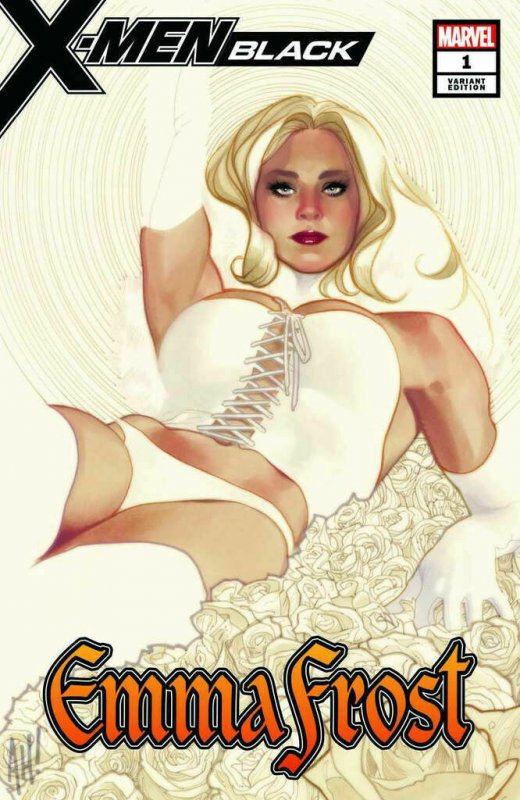 X-MEN BLACK 1 EMMA FROST 1 ADAM HUGHES EXCLUSIVE TRADE VARIANT NM B4.