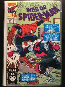 Web of Spider-Man #81 Direct Edition (1991)