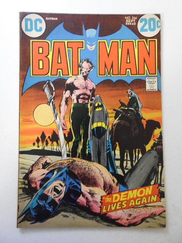 Batman #244 (1972) FN- Condition! small tape pull bc