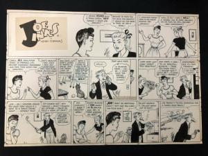 Joe Jinks Original Comic Strip Art MArch 1 1953 -HENRY FORMHALS