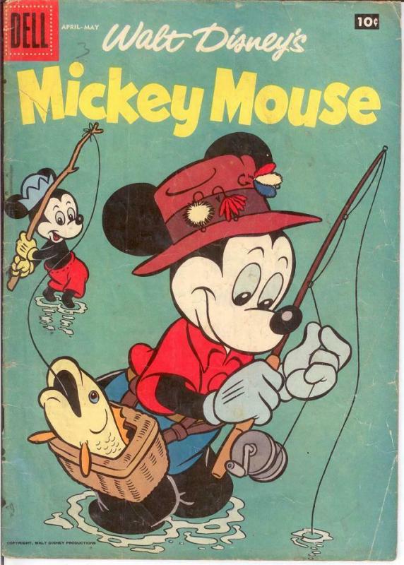 MICKEY MOUSE 59 GOOD May 1958 COMICS BOOK