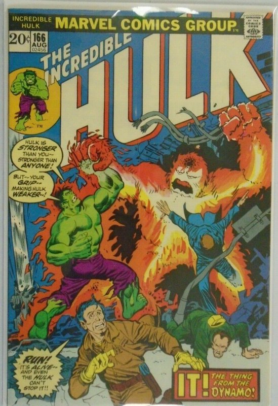 The Incredible Hulk #166 - 5.0 VG/FN - 1973