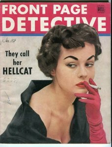 FRONT PAGE DETECTIVE-JAN/1952-HELLCATS-TWO BIT BANDIT-TOO MUCH WOMAN G