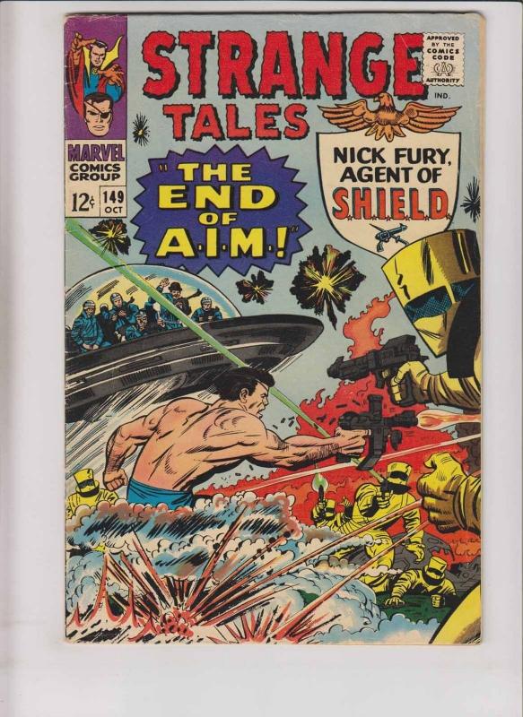 Strange Tales #149 VG+ nick fury - doctor strange - stan lee - jack kirby 1966