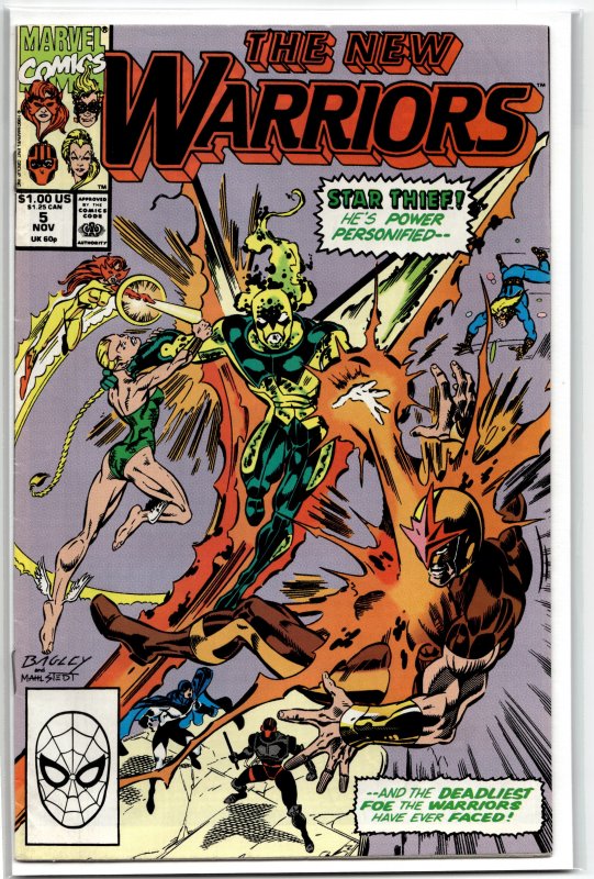 The New Warriors #5 (1990) New Warriors