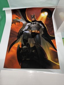 Batman Justice League Trinity Premium Print LE 750 Alex Pascenko Sideshow Sealed