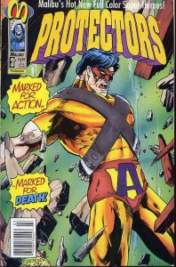 Protectors, The (Malibu) #3 (Newsstand) VF ; Malibu