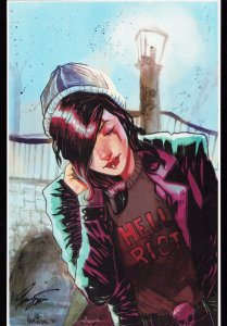 RAZOR: SCARS #1 Variant Cover Art 11 x 17 Print SIGNED