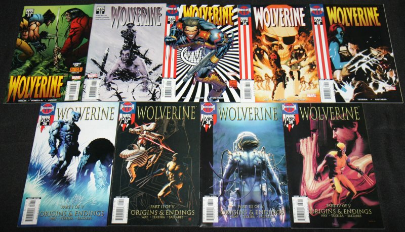 Marvel WOLVERINE & WOLVERINE ORIGINS 64pc Mid-High Grade Comic Lot VF-NM X-Men