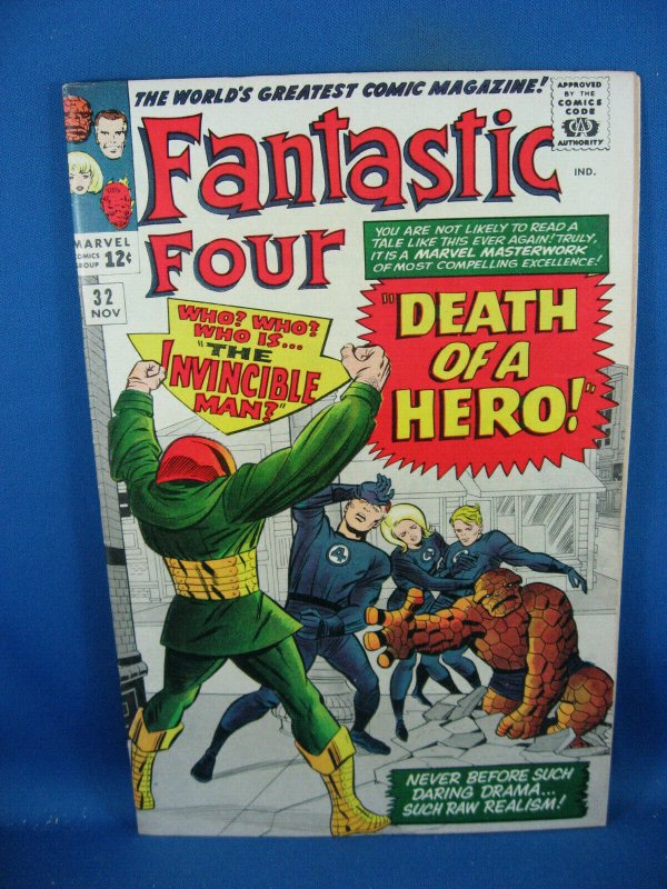 FANTASTIC FOUR 32 NM- 1964 HIGH GRADE