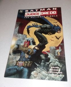 Batman Judge Dredd the ultimate riddle (1995) #1A prestige fn trade paperback