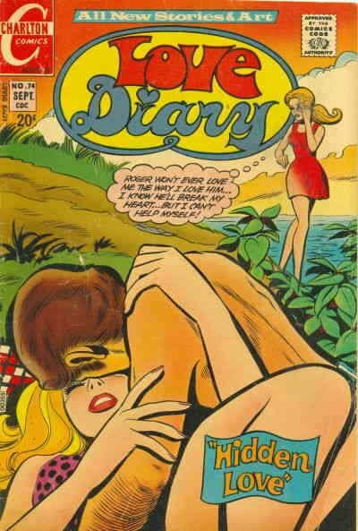 Love Diary (Charlton) #74 VG; Charlton | low grade comic - save on shipping - de