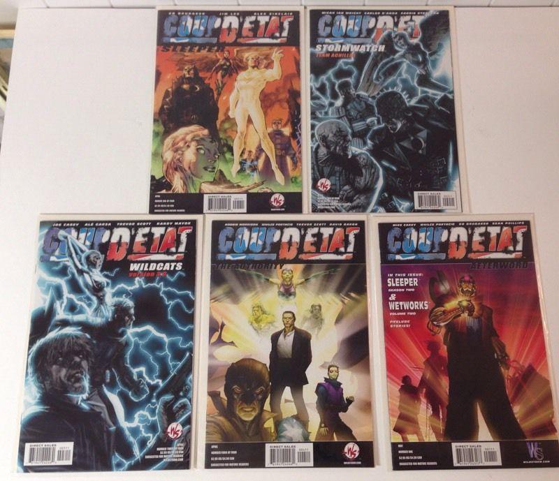 Coup D'etat 1-4 Complete Near Mint Lot Set Run Plus Extra