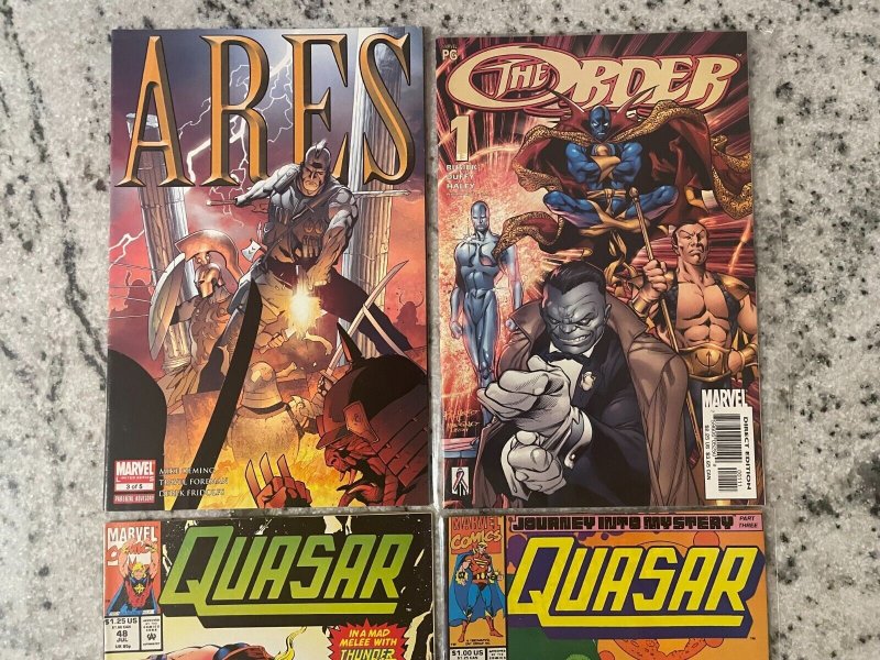 4 Marvel Comic Books Quasar 15 48 + Order # 1 + Ares # 3 Avengers Hulk 49 J813