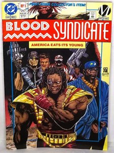 Blood Syndicate #1 with Trading Card and Poster (DC 1993)