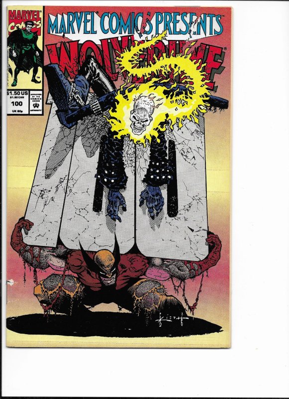 Marvel Comics Presents #100 Newsstand Edition (1992)