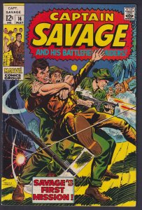 Capt Savage 14 (1969) VG 4.0 Silver Age Marvel Comics