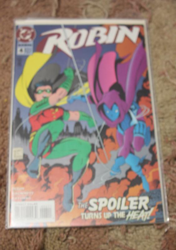 Robin comic #4 (Mar 1994, DC) the spoiler  cluemaster