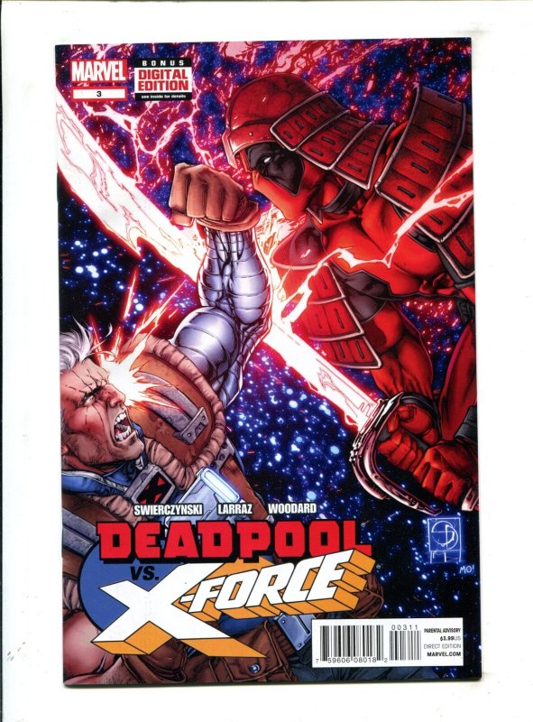 Deadpool vs X-Force 4PC #1-4 - Complete Set / Shane Davis Covers (9.0/9.2) 2014