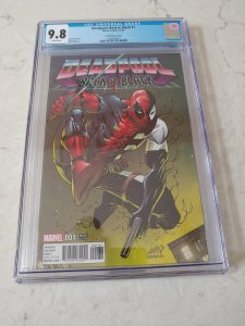 DEADEADPOOL: BACK IN BLACK #1 CGC 9.8 ROB LIEFELD VARIANT! ALIEN SYMBIOTE COVER!