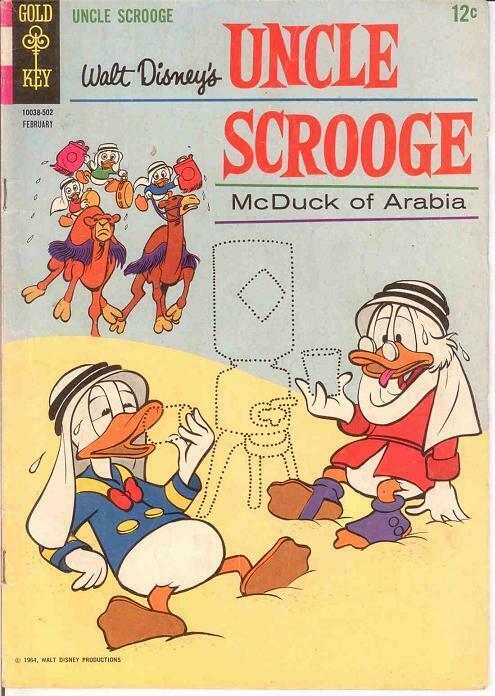 UNCLE SCROOGE 55 G-VG   February 1965 COMICS BOOK