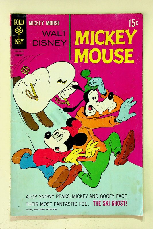 Mickey Mouse - Walt Disney #120 - (Feb 1969, Gold Key) - Good 