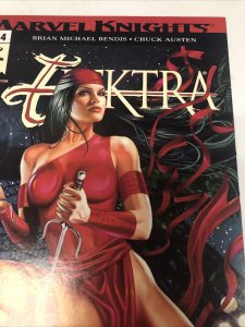 Elektra # 4 (2001) Variant Signed Greg Horn • Certified • Marvel Comics • Bendis