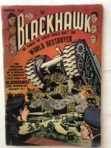Blackhawk 61, VG, classic tank cvr(detached)  Cold War!!