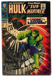 Tales To Astonish #97 1967- 1st Whiplash- Hulk- Sub-Mariner VG