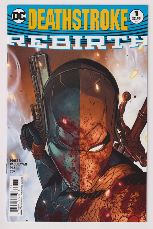 DC Comics! Deathstroke: Rebirth! Issue #1!