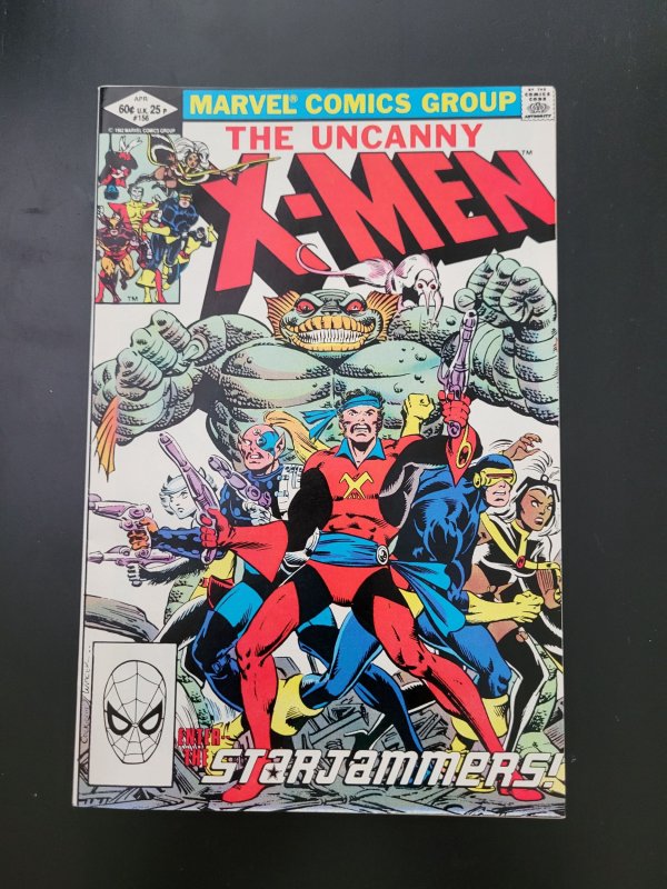 The Uncanny X-Men #156 - 1982 - Bronze - 1st App Sikorsky - Direct - VF/NM