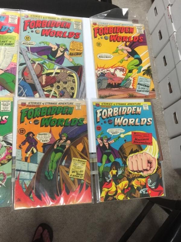 Forbidden Worlds 115 125 126 127 129 131 135 136 137 All Vg-Fine Range