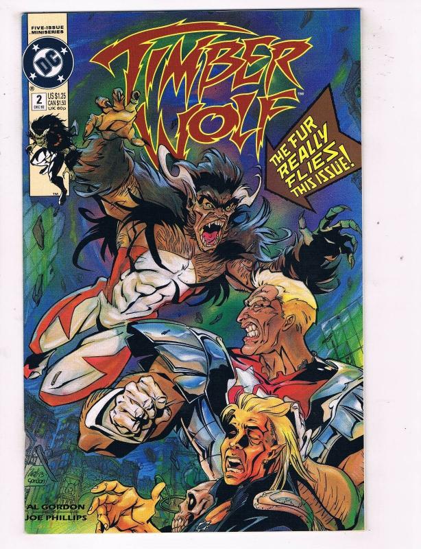 Timber Wolf #2 VF DC Comics Modern Age Comic Book Gordon Dec 1992 DE47 AD33