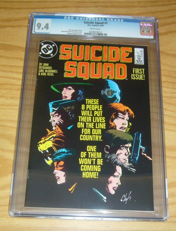 Suicide Squad #1 CGC 9.4 dc comics - 1st print - deadshot - howard chaykin cover