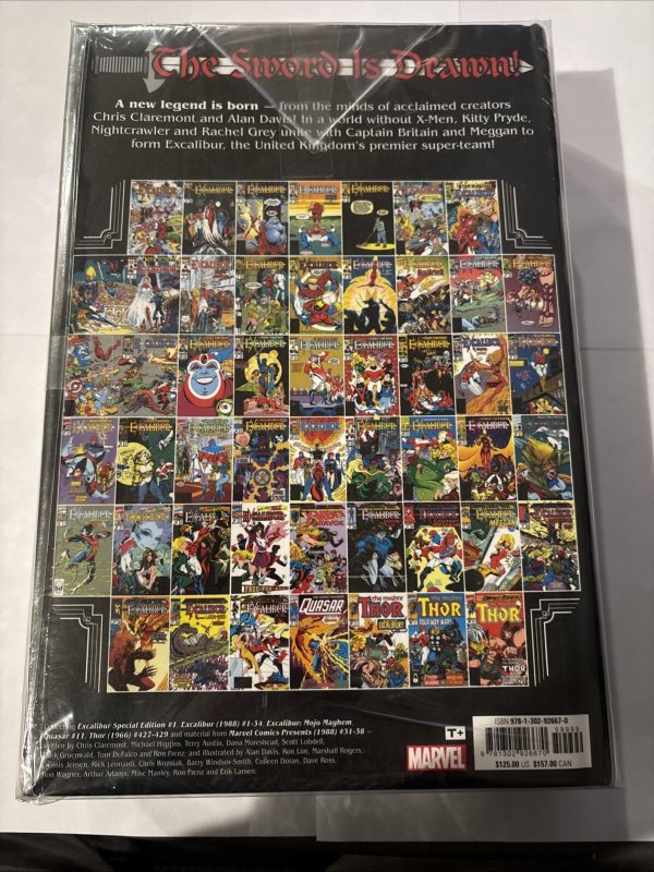 Excalibur Vol 1 Omnibus HC • DM Variant • Claremont • Marvel (Sealed)