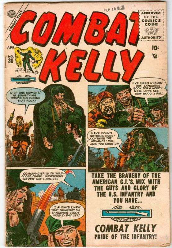 Combat Kelly #30 (Apr-55) VG Affordable-Grade Combat Kelly