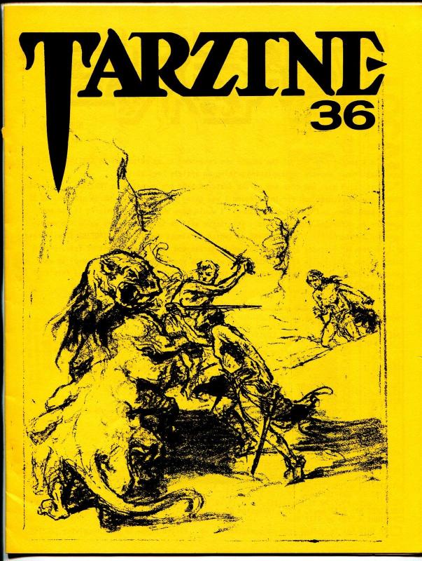 Tarzine #36 7/1985-Bill Ross-Edgar Rice Burroughs-Tarzan-collector info-VF