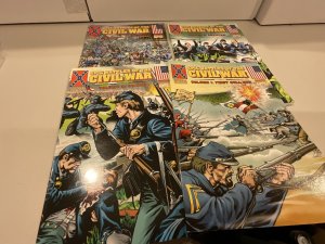 Epic Battles of the Civil War  Complete Set 1,2,3,4  Squarebound