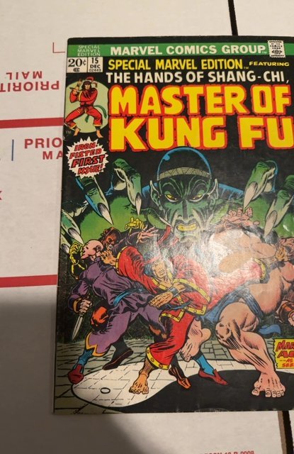 Special Marvel Edition #15 (1973)first app of Shang-Chi