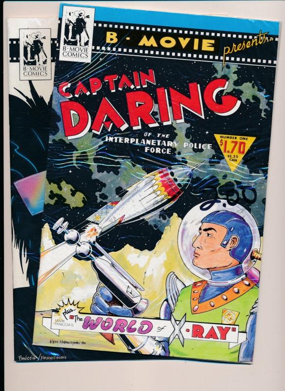 B-Movie Presents Captain Daring & Crimson Tear Book #1,#2  ~ VF (HX873) 