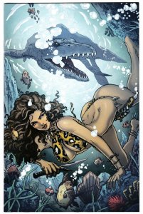 Cavewoman Riptide #1 Cvr F Ltd to 350 w/COA (Amryl, 2019) NM