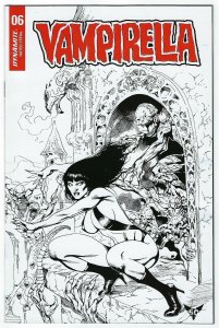 Vampirella # 6 Castro B&W FOC 1:7 Variant NM Dynamite