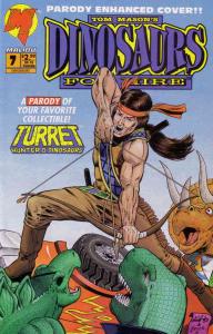 Dinosaurs For Hire (Malibu) #7 VF ; Malibu | Turok Spoof