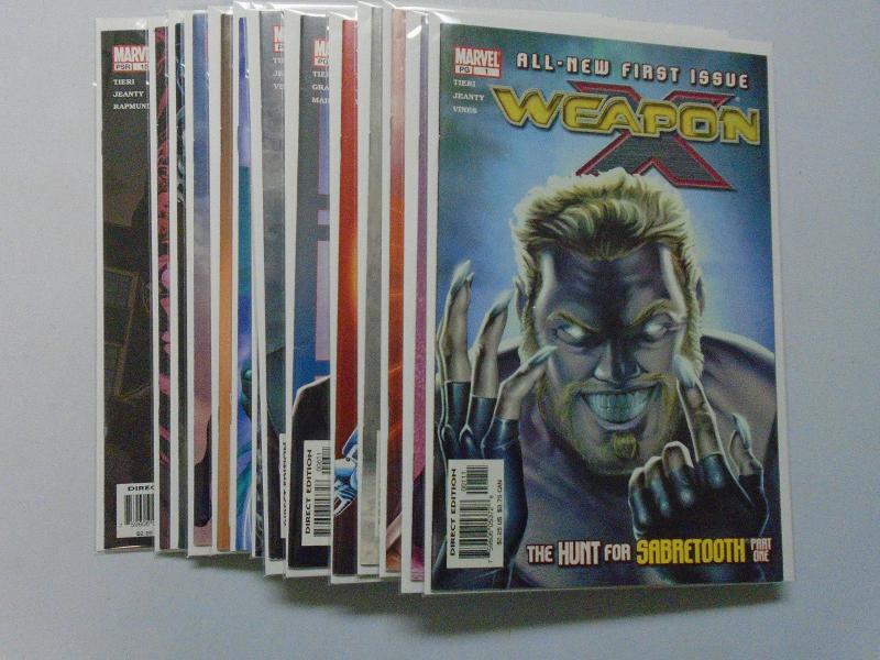 Weapon X (2nd Series) SET:#1-15, DIRECT EDITION 8.0/VF (2002)