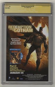 Batman Incorprated #8 - 2013 - CGC 9.6 - Signature Series - Chris Burnham Auto!