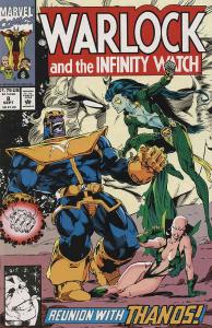 Warlock and the Infinity Watch #8 FN ; Marvel | Thanos Jim Starlin