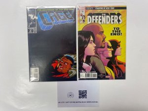 2 MARVEL COMICS Cage #18 The Defenders #10 54 KM5