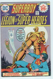 SUPERBOY #206 - 4.0 - OW-W - Legion Of Super-Heroes