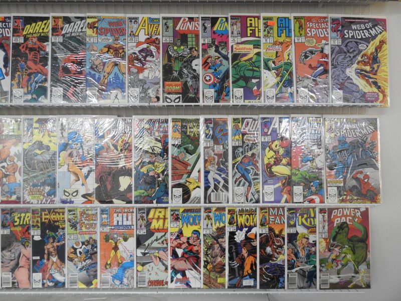 Huge Lot 130+ Comics W/ Iron Man, Daredevil, Wolverine+ Avg VF+ Condition!!