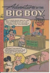 Adventures of the Big Boy #143  May.. 1968 (VF)